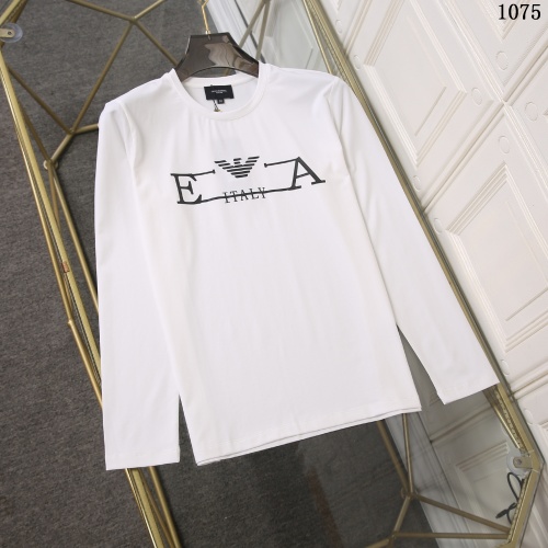 Armani T-Shirts Long Sleeved For Men #897755 $34.00 USD, Wholesale Replica Armani T-Shirts