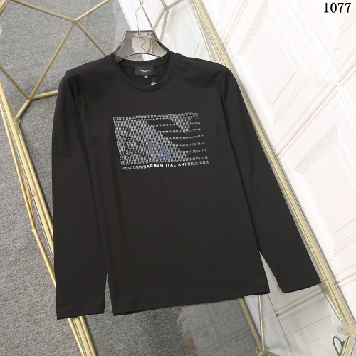 Armani T-Shirts Long Sleeved For Men #897757 $34.00 USD, Wholesale Replica Armani T-Shirts