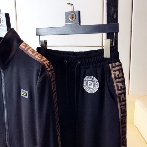 Replica Fendi Tracksuits Long Sleeved For Men #897778 $90.00 USD for Wholesale
