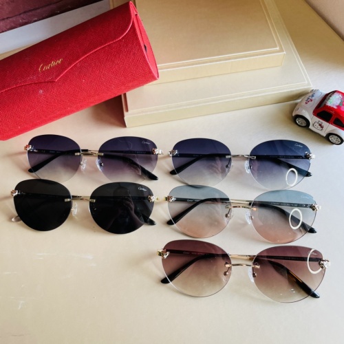 Replica Cartier AAA Quality Sunglassess #897891 $44.00 USD for Wholesale