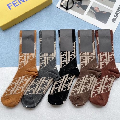 Fendi Socks #897930 $29.00 USD, Wholesale Replica Fendi Socks