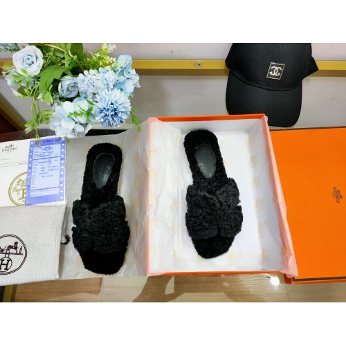 Replica Hermes Slippers For Women #898157 $62.00 USD for Wholesale