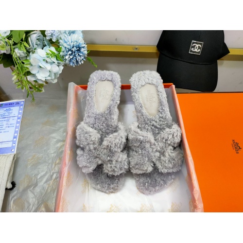 Hermes Slippers For Women #898158 $62.00 USD, Wholesale Replica Hermes Slippers