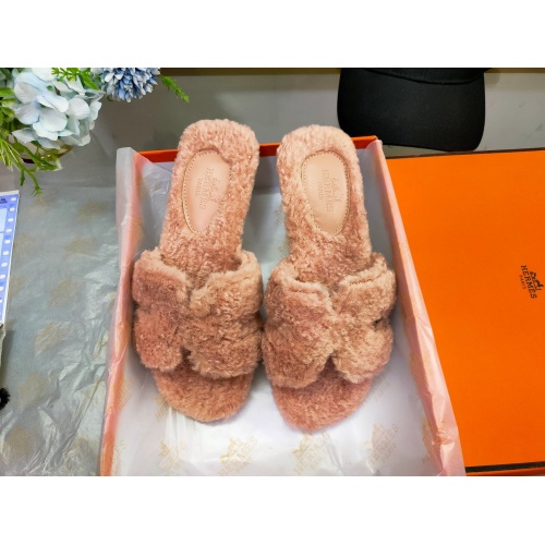 Hermes Slippers For Women #898159 $62.00 USD, Wholesale Replica Hermes Slippers