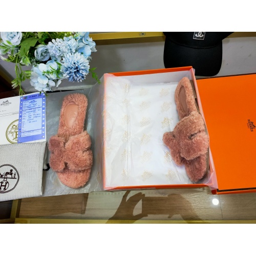 Replica Hermes Slippers For Women #898159 $62.00 USD for Wholesale