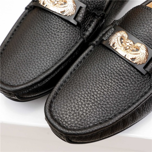 Replica Versace Leather Shoes For Men #898221 $68.00 USD for Wholesale