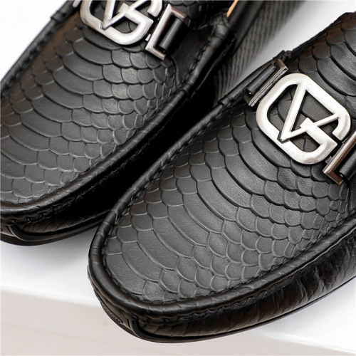 Replica Versace Leather Shoes For Men #898228 $68.00 USD for Wholesale