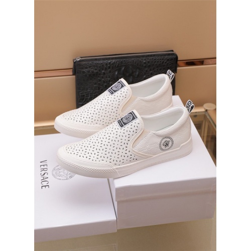 Replica Versace Casual Shoes For Men #898254 $82.00 USD for Wholesale
