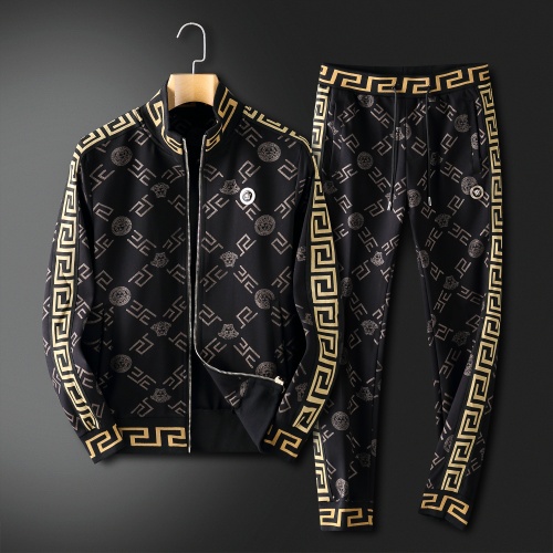 Versace Tracksuits Long Sleeved For Men #898414 $98.00 USD, Wholesale Replica Versace Tracksuits