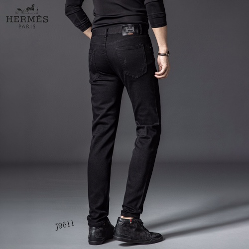 Replica Hermes Jeans For Men #898426 $48.00 USD for Wholesale