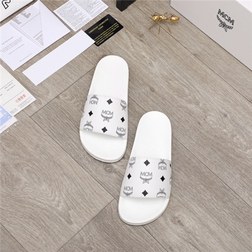 Replica MCM Slippers For Men #898524 $42.00 USD for Wholesale
