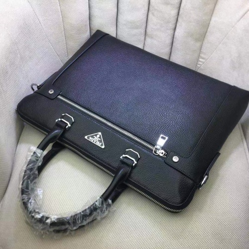 Replica Prada AAA Man Handbags #898854 $105.00 USD for Wholesale
