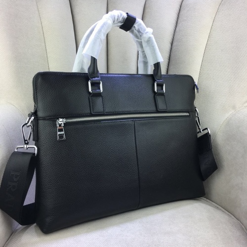 Replica Prada AAA Man Handbags #898855 $105.00 USD for Wholesale