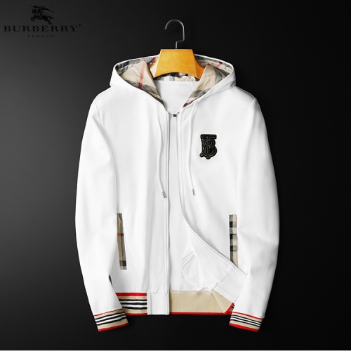 Replica Burberry Tracksuits Long Sleeved For Men #898912 $92.00 USD for Wholesale