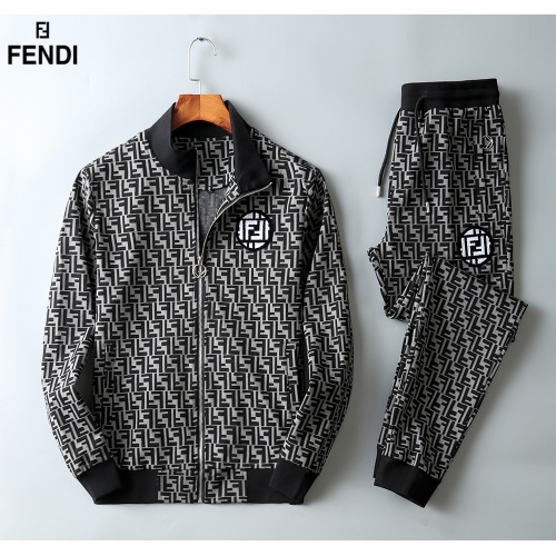 Fendi Tracksuits Long Sleeved For Men #898944 $92.00 USD, Wholesale Replica Fendi Tracksuits