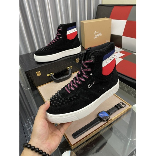 Replica Christian Louboutin High Tops Shoes For Men #899004 $108.00 USD for Wholesale