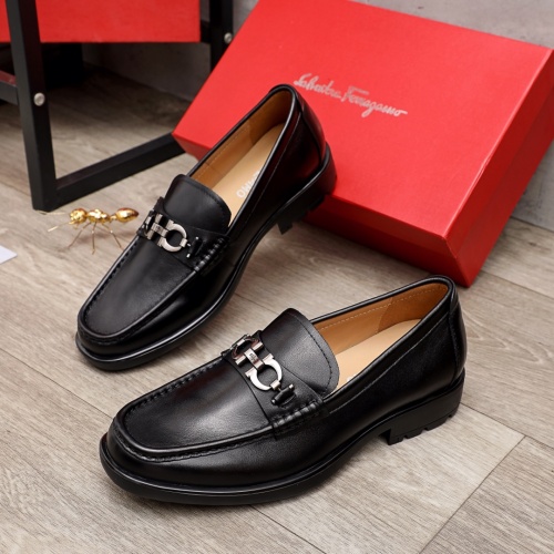 Ferragamo Salvatore FS Leather Shoes For Men #899110