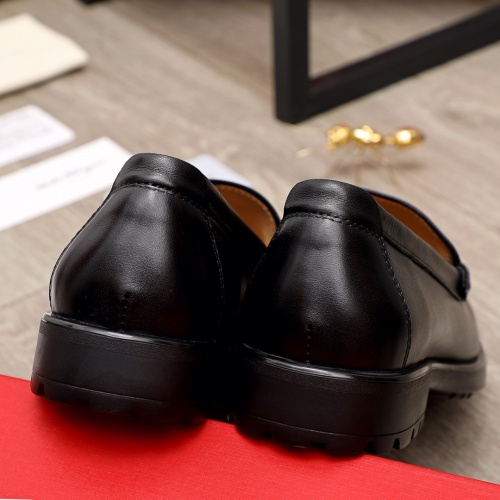 Replica Salvatore Ferragamo Leather Shoes For Men #899110 $92.00 USD for Wholesale