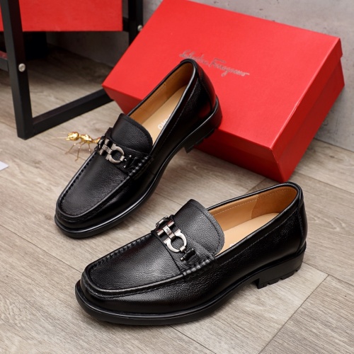 Salvatore Ferragamo Leather Shoes For Men #899111 $92.00 USD, Wholesale Replica Salvatore Ferragamo Leather Shoes