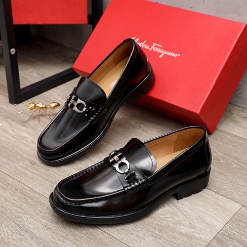 Ferragamo Salvatore FS Leather Shoes For Men #899114