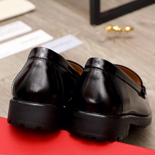 Replica Salvatore Ferragamo Leather Shoes For Men #899114 $100.00 USD for Wholesale