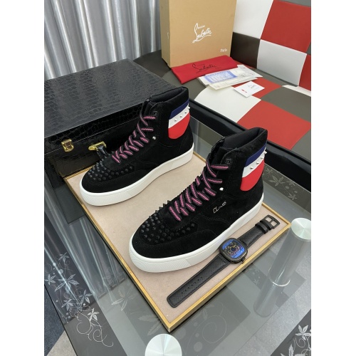 Christian Louboutin High Tops Shoes For Men #899117 $108.00 USD, Wholesale Replica Christian Louboutin High Tops Shoes
