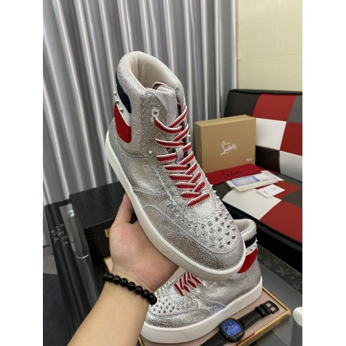 Replica Christian Louboutin High Tops Shoes For Men #899118 $108.00 USD for Wholesale