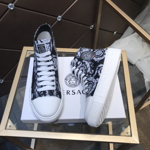 Replica Versace High Tops Shoes For Men #899141 $98.00 USD for Wholesale
