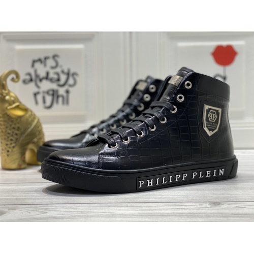 Philipp Plein PP High Tops Shoes For Men #899147 $92.00 USD, Wholesale Replica Philipp Plein PP High Tops Shoes