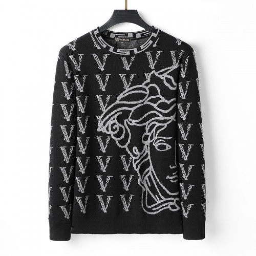 Versace Sweaters Long Sleeved For Men #899287 $44.00 USD, Wholesale Replica Versace Sweaters