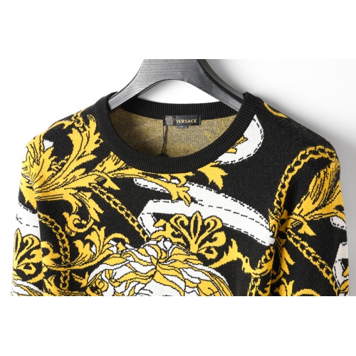 Replica Versace Sweaters Long Sleeved For Men #899290 $44.00 USD for Wholesale