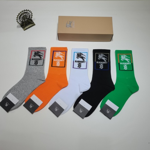 Burberry Socks #899452 $27.00 USD, Wholesale Replica Burberry Socks