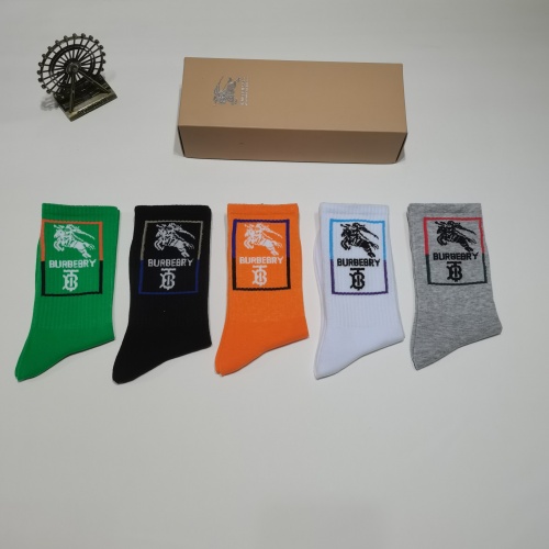 Replica Burberry Socks #899452 $27.00 USD for Wholesale