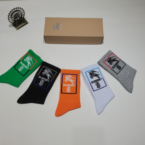 Replica Burberry Socks #899452 $27.00 USD for Wholesale