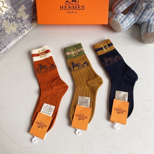 Hermes Socks #899481 $27.00 USD, Wholesale Replica Hermes Socks