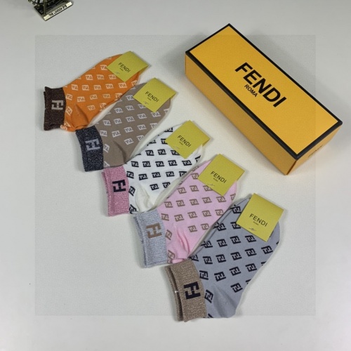 Replica Fendi Socks #899486 $27.00 USD for Wholesale