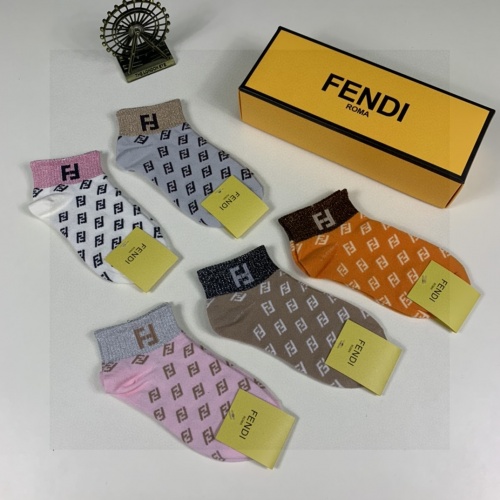 Replica Fendi Socks #899486 $27.00 USD for Wholesale