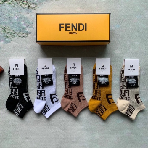 Replica Fendi Socks #899487 $27.00 USD for Wholesale