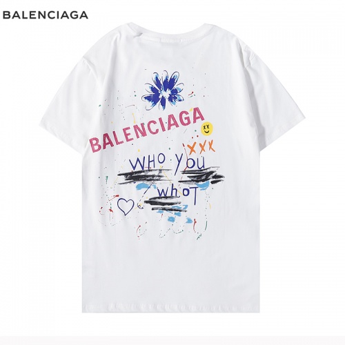Balenciaga T-Shirts Short Sleeved For Men #899524 $29.00 USD, Wholesale Replica Balenciaga T-Shirts