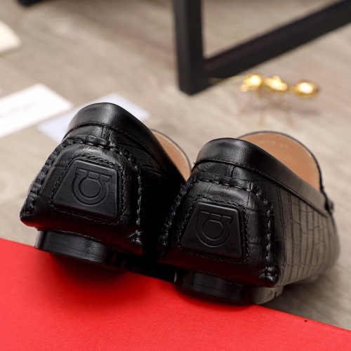 Replica Salvatore Ferragamo Leather Shoes For Men #900099 $68.00 USD for Wholesale
