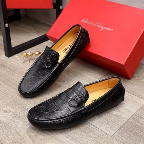 Salvatore Ferragamo Leather Shoes For Men #900101 $72.00 USD, Wholesale Replica Salvatore Ferragamo Leather Shoes