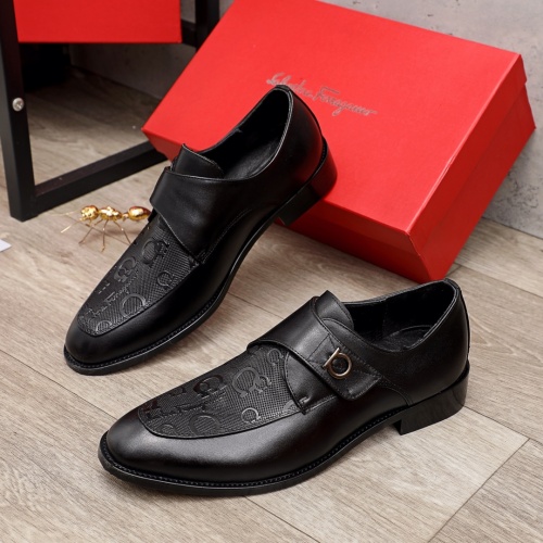 Salvatore Ferragamo Leather Shoes For Men #900146 $82.00 USD, Wholesale Replica Salvatore Ferragamo Leather Shoes