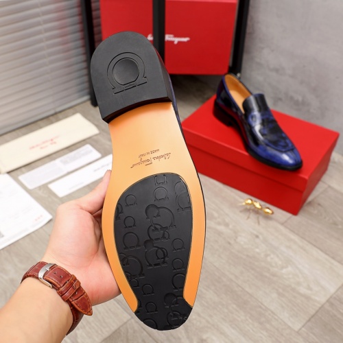 Replica Salvatore Ferragamo Leather Shoes For Men #900148 $82.00 USD for Wholesale