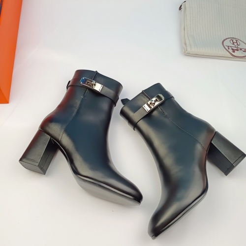 Replica Hermes Boots For Women #900965 $115.00 USD for Wholesale