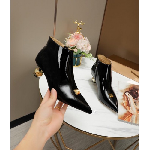Replica Valentino Boots For Women #901061 $96.00 USD for Wholesale