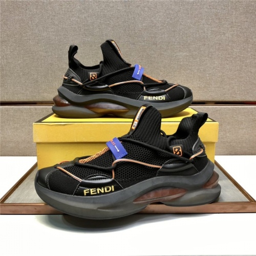 Replica Fendi Casual Shoes For Men #901232 $82.00 USD for Wholesale
