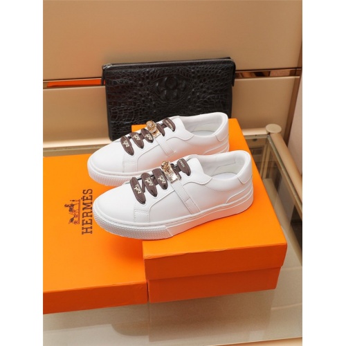 Replica Hermes Casual Shoes For Men #901287 $80.00 USD for Wholesale