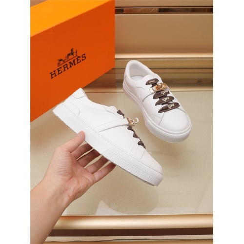 Replica Hermes Casual Shoes For Men #901287 $80.00 USD for Wholesale