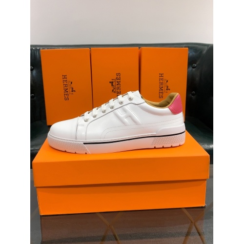 Replica Hermes Casual Shoes For Men #901338 $72.00 USD for Wholesale