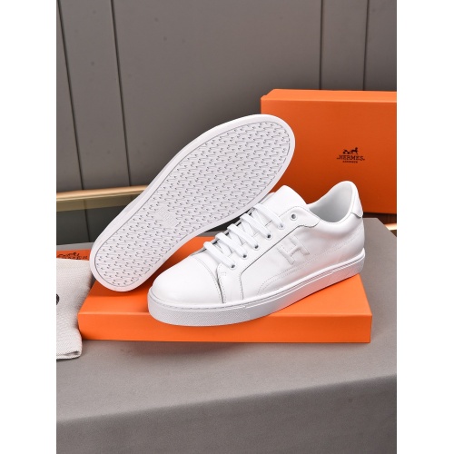 Replica Hermes Casual Shoes For Men #901341 $72.00 USD for Wholesale